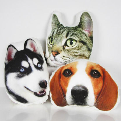 Immagine di Cuscino con foto - Cuscino personalizzato per animali domestici - Personalizzato con il tuo animale domestico