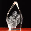 Imagen de Foto Personalizada 3D Láser Cristal: Iceberg Sin Base | Cristal láser fotográfico 3D personalizado | Regalos únicos para cumpleaños, bodas, aniversarios.