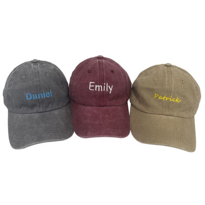 Picture of Cotton Personalized  Embroidered Baseball Cap