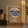 Picture of Rocket Go To Space Night Light - Personalized It With Your Kid's Name