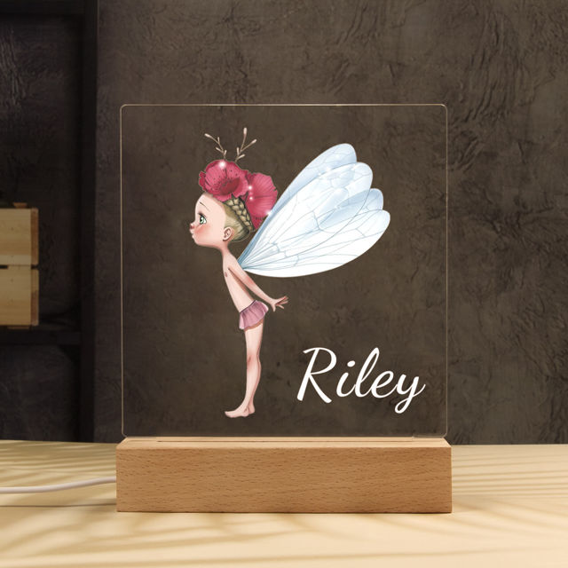 Picture of Flower Fairy Night Light - Personalized It With Your Kid's Name