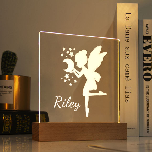 Picture of Wishing Elf Night Light - Personalized It With Your Kid's Name