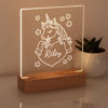 Picture of Heart Unicorn Night Light  - Personalized It With Your Kid's Name