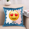 Picture of Personalized Funny Emoji Magic Photo Sequin Pillow - Custom Sequin Pillow
