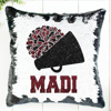 Picture of Personalized Magic Photo Room Decor Sequin Pillow - Custom Name Pillow
