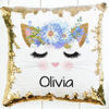 Picture of Personalized Magic Photo Sequin Pillow - Custom Name Pillow