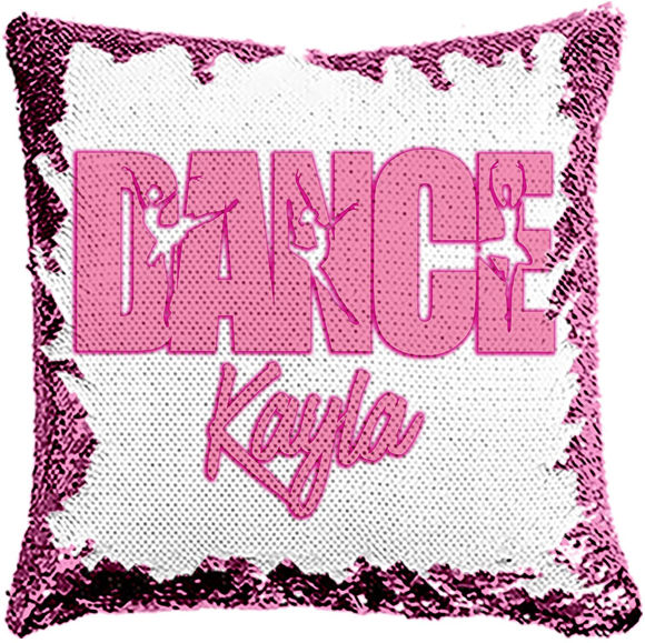 Picture of Personalized Dance Magic Photo Sequin Pillow - Custom Sequin Pillow