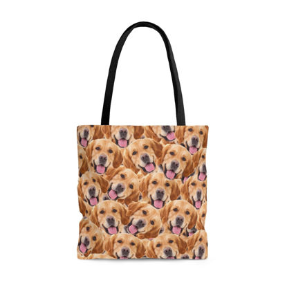 Picture of Personalized Funny Repeating Pet Avatar Tote Bag