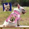 Imagen de Camisa personalizada con foto de cara de mascota Ropa de verano para mascotas Agregar texto