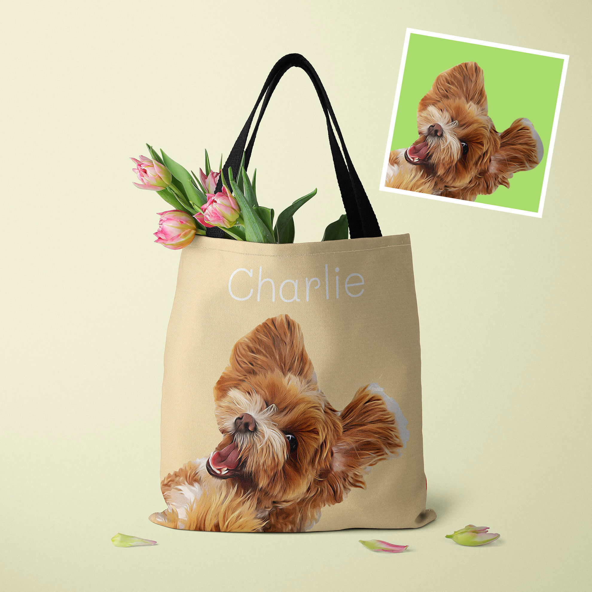 Personalized Name Tote Bag