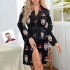 Picture of Custom  Face  Lover Nightgown Personalized Pajamas