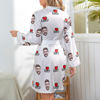 Picture of Custom  Face  Lover Nightgown Personalized Pajamas