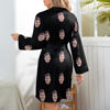 Picture of Custom Copy Face Nightgown Personalized Avatar Pajamas