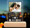 Bild von Personalisiertes Foto-Nachtlicht mit scannbarer Acryl-Song-Plakette Personalisiertes Song-Album-Cover-Nachtlicht für Musikliebhaber
