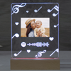 Bild von Personalisiertes Foto-Nachtlicht mit scannbarem Spotify-Code mit Musiknote für Musikliebhaber Personalisiertes Geschenk für die beste Mama
