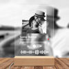 Picture of Personalized Couple Photo Night Light With Scannable Acrylic Song Plaque Custom Song Album Cover Night Light for Music Lovers Personalized Gift for Memorial Day
