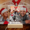 Bild von Personalisiertes Foto-Nachtlicht für Paare mit scannbarer Acryl-Song-Plakette, individuelles Song-Album-Cover, Nachtlicht für Musikliebhaber, personalisiertes Geschenk für Weihnachten