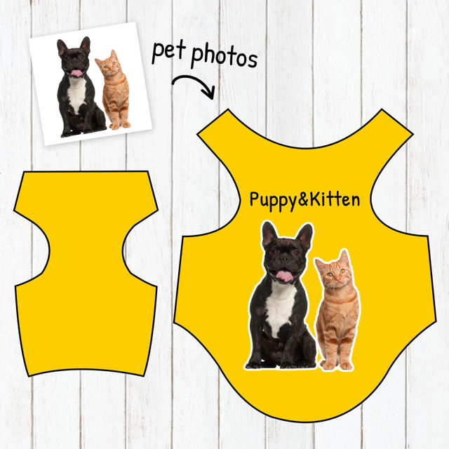 Picture of Custom pet clothes Pet friends Add text Pet gifts