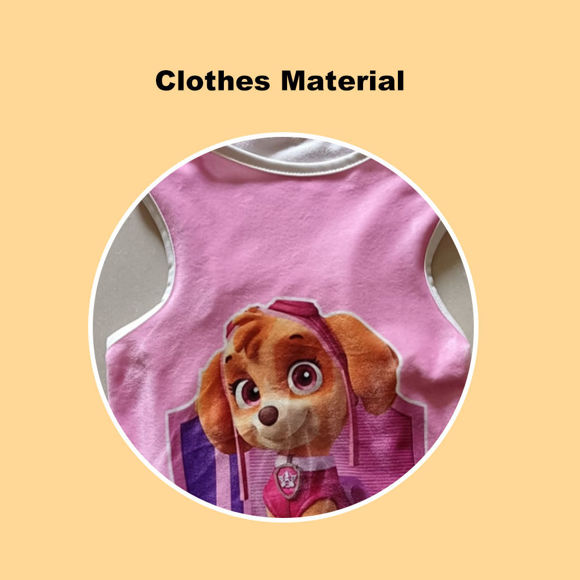 Imagen de Ropa personalizada para mascotas Personalización de múltiples avatares Patrón de impresión de pata de perro