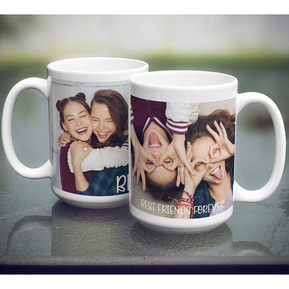 Imagen de Taza de café con foto personalizada, taza de café personalizada, regalo de cumpleaños, regalos de papá, regalo para él, regalos del día del padre, taza con foto, regalo para mamá