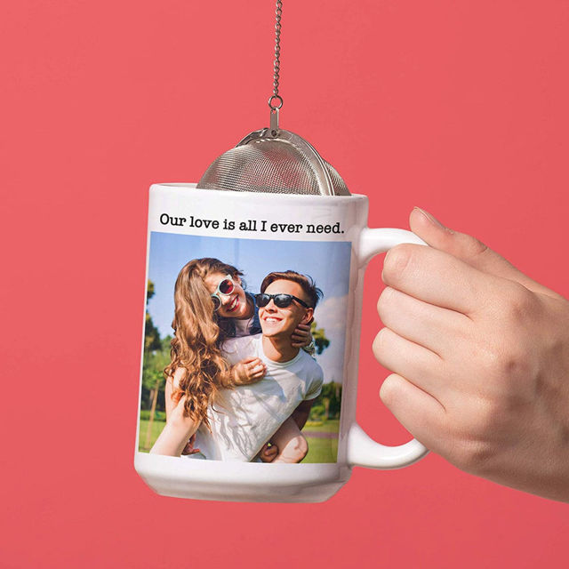 Picture of Personalized Photo Coffee Mug, Custom Coffee Mug, Birthday Gift, Dad Gifts, Gift for Him, Fathers Day Gifts, Mug with Photo, Gift for Mom