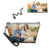Picture of Custom Photo Portable Cosmetic Bag Personalized Couple Photo Make Up Bag Custom Gifts Valentine's Day Gifts