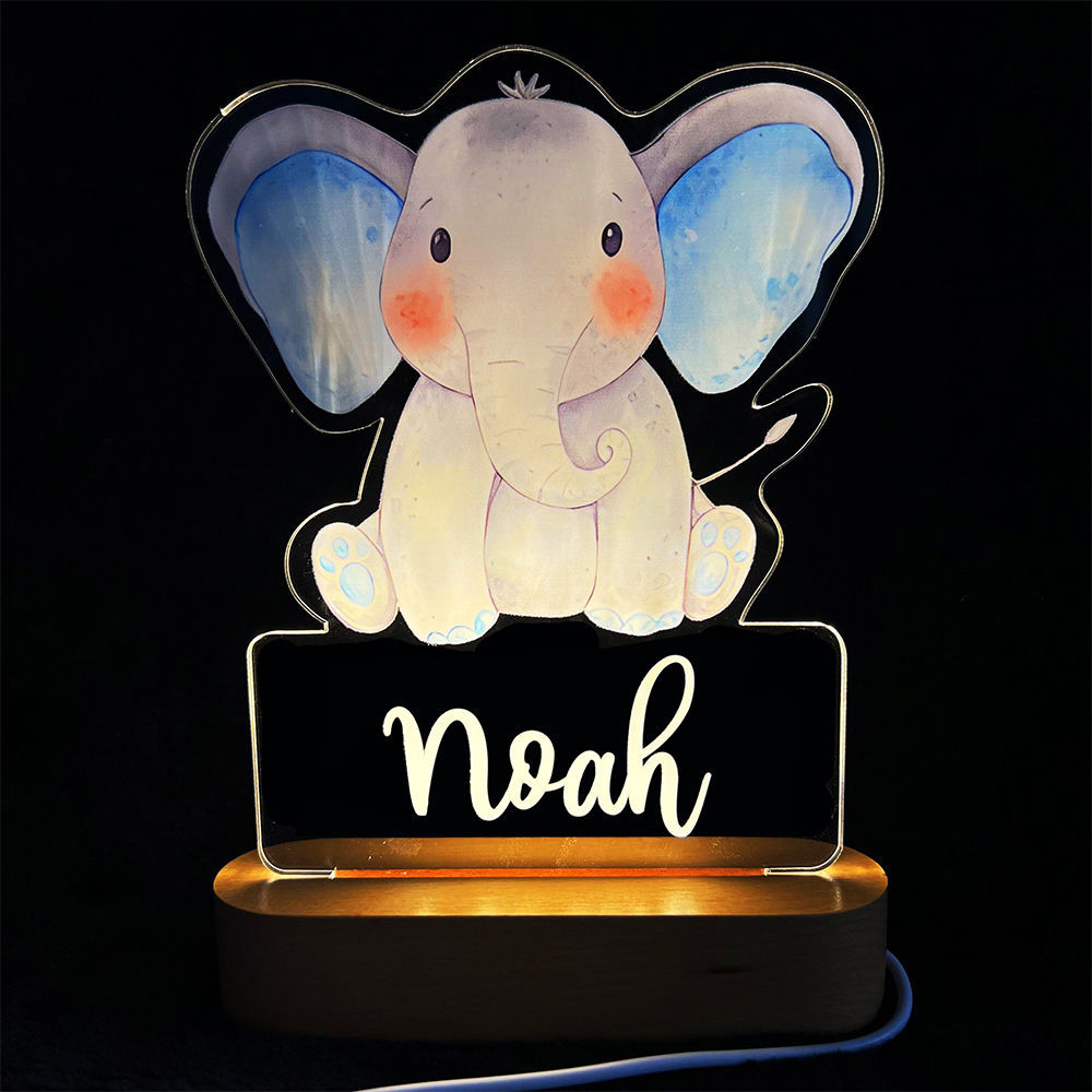 elephant led night light