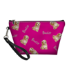 Picture of Funny Custom Repeat Pet And Name Portable Cosmetic Bag Personalized Pet Photo Make Up Bag Personalized Pet Photo And Name Custom Gifts For Pet Lovers