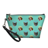 Picture of Custom Repeated Multiple Pets Avatars Portable Cosmetic Bag Personalized Pet Photo Make Up Bag Personalized Pets Photos And Names Personalized Gifts For Pet Lovers