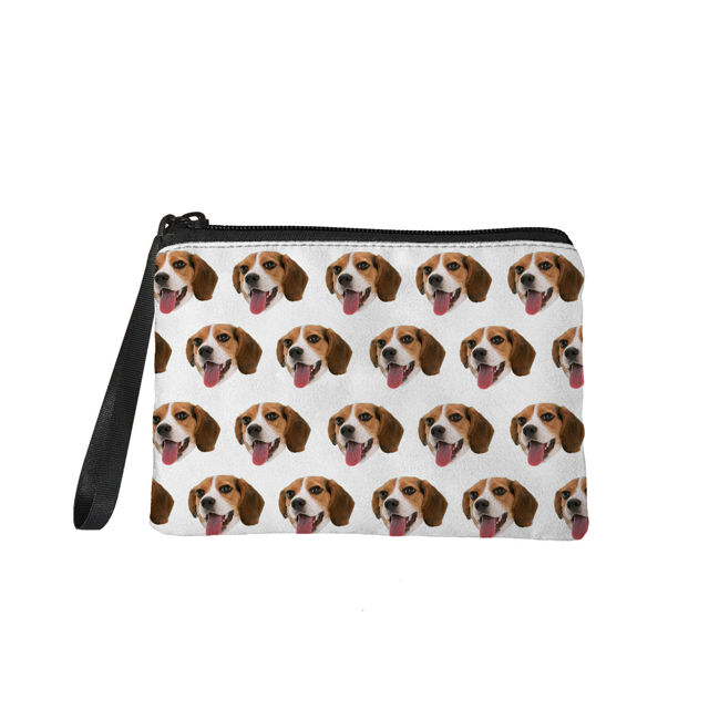 Picture of Custom Arrange Pet Avatars Portable Coin Purse Personalized Pet Photo Coin Purse Custom Gifts For Pet Lovers