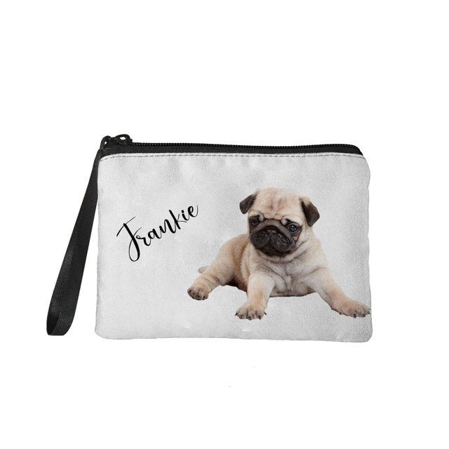 Picture of Custom Pet Photo Portable Coin Purse Personalized Pet Photo Coin Purse Personalized Pet Photo And Name Personaliezed Gifts For Pet Lovers