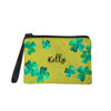 Picture of Custom Clover Portable Coin Purse Personalized Name Coin Purse Personaliezed Gifts