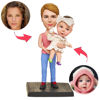 Imagen de Cabezones personalizados: Sosteniendo muñecos cabezones de botella | Bobbleheads personalizados para alguien especial como idea de regalo única