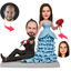 Picture of Custom Bobbleheads: Funny Couple Bobbleheads | Personalized Bobbleheads for the Special Someone as a Unique Gift Idea