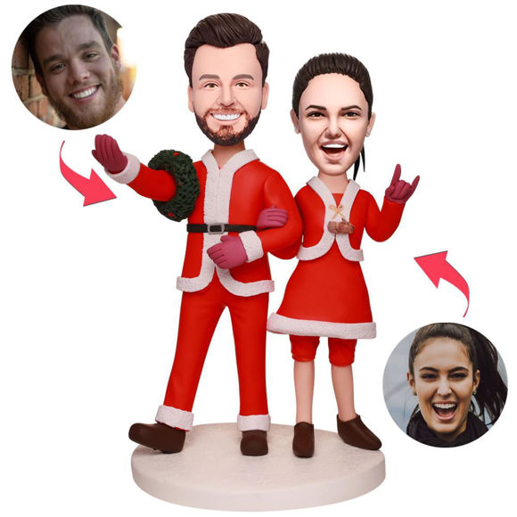 Picture of Custom Bobbleheads:  Let's Decorate Christmas Gifts Bobbleheads | Personalized Bobbleheads for the Special Someone as a Unique Gift Idea