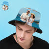 Imagen de Sombrero de cubo personalizado Sombrero de cubo de foto unisex Personalizar Sombreros de verano Regalo para la familia