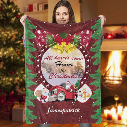 Picture of Custom Name Blanket For Christmas Gifts