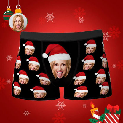 Afbeeldingen van Custom Avatar Underpants Men's Christmas Gift - Personalized Funny Photo Face Underwear for Men - Best Gift for Him