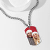 Picture of Personalized Best Gifts Christmas Necklace Stainless Steel Calendar Photo Necklace