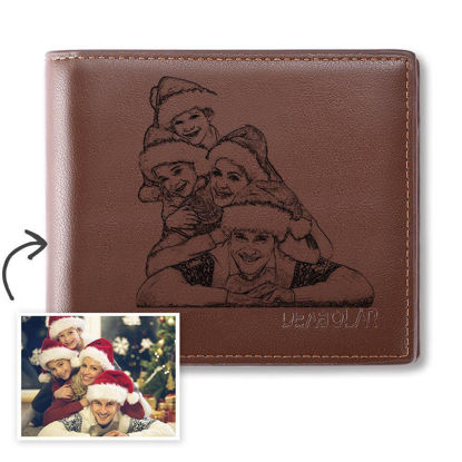 Bild von Personalisierte Foto-Geldbörsen für Männer Beste Geschenke für Weihnachten