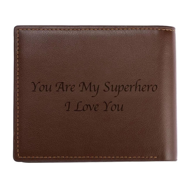 Picture of Personalized Men's Photo Wallet Best Christmas Gifts