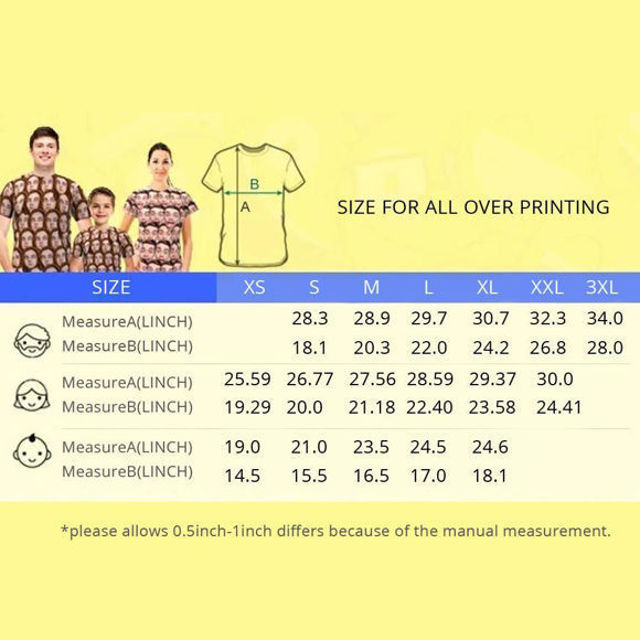 Picture of Custom Face Women's Christmas Family Shirt with Your Face On A Reindeer