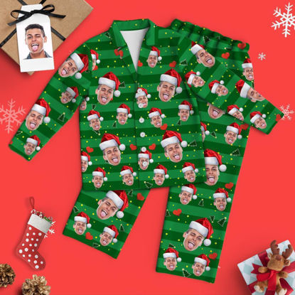 Image de Pyjama de Noël personnalisé Cadeaux de Noël personnalisés pour votre petit ami