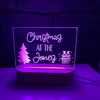 Bild von Personalisiertes Familien-LED-Nachtlicht für Weihnachten