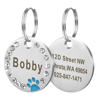 Picture of Personalized Paw Tag For Pets  With Telephone Number