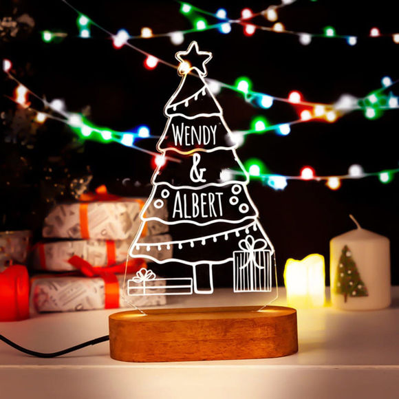 Bild von Weihnachtsbaum-LED-Nachtlicht-Geschenk für Weihnachten