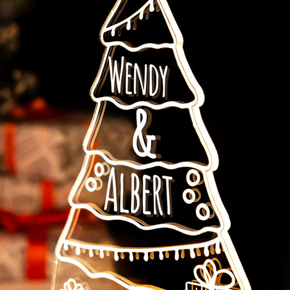 Imagen de Regalo de luz de noche LED de árbol de Navidad para Navidad