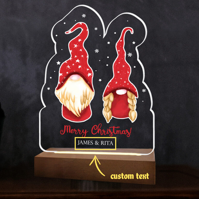 Picture of Santa Couple LED Night Light Gift for Christmas