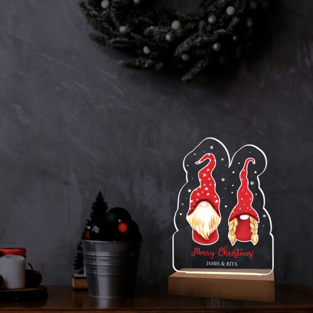 Picture of Santa Couple LED Night Light Gift for Christmas