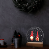 Bild von Rundes Weihnachtsmann-Paar-LED-Nachtlicht-Geschenk für Weihnachten